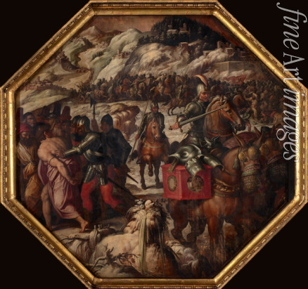 Vasari Giorgio - Niederlage der venezianischen Truppen in Casentino