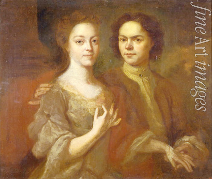 Matveyev Andrei Matveyevich - Self-portrait with the wife