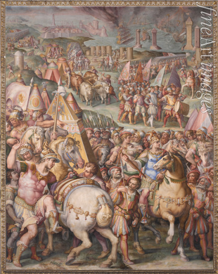 Vasari Giorgio - The emperor Maximilian lifts the Siege of Livorno
