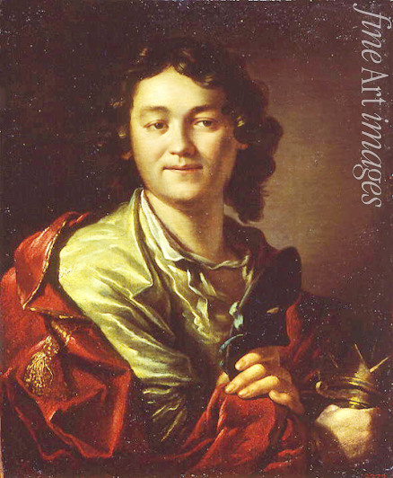 Losenko Anton Pavlovich - Portrait of the actor Fyodor Volkov (c. 1729-1763), the founder of the first Russian theatre
