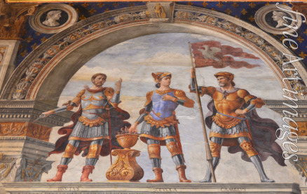 Ghirlandaio Domenico - Decoration of the Sala dei Gigli