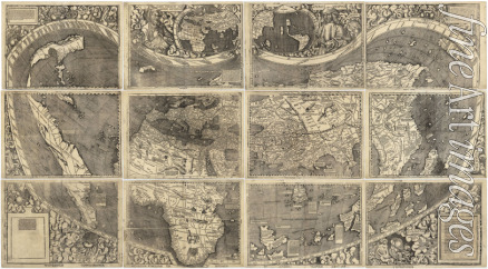 Waldseemüller Martin - Weltkarte Universalis Cosmographia