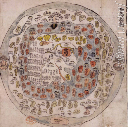 Anonymous master - Ch'onhado (Map of All Under Heaven)