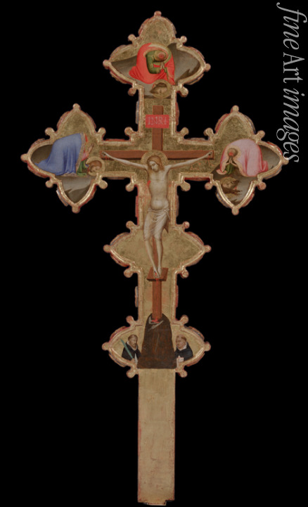 Daddi Bernardo - Tragbares doppelseitiges Kreuz (Rückseite)