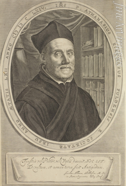 Bloemaert Cornelis Abrahamsz. II. - Porträt von Athanasius Kircher (1602-1680)