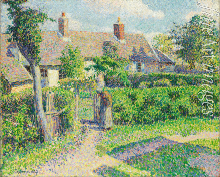 Pissarro Camille - Peasants' houses, Eragny