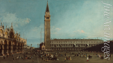 Canaletto - Der Markusplatz in Venedig