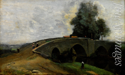 Corot Jean-Baptiste Camille - The old bridge