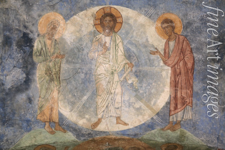 Ancient Russian frescos - The Transfiguration of Jesus