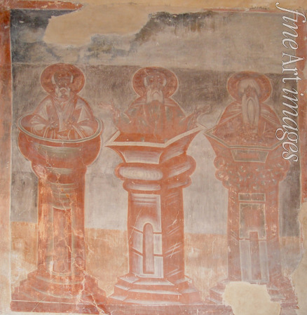 Theophanes der Grieche - Heiligen Symeon Stylites der Ältere, Symeon Stylites der Jüngere und Alypius der Stylit
