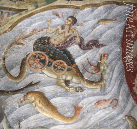 Anonymous - The Last Judgment. Detail: The sea gave up its dead
