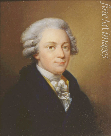 Grassi Józef - Portrait of the composer Wolfgang Amadeus Mozart (1756-1791)