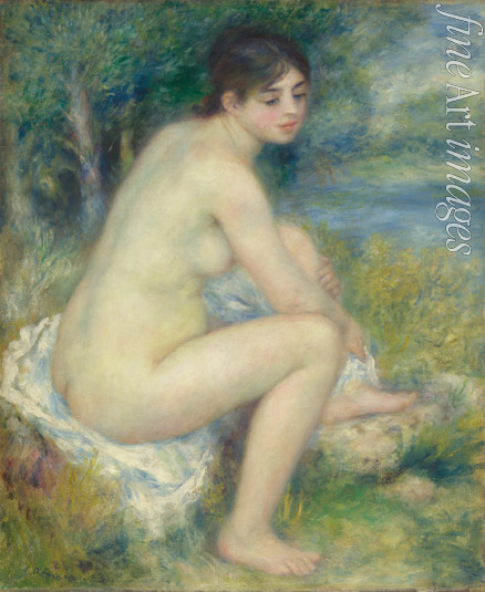 Renoir Pierre Auguste - Nude Woman in a landscape