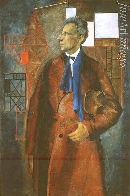 Williams Pyotr Vladimirovich - Portrait of the stage producer Vsevolod Meyerhold (1874-1940)