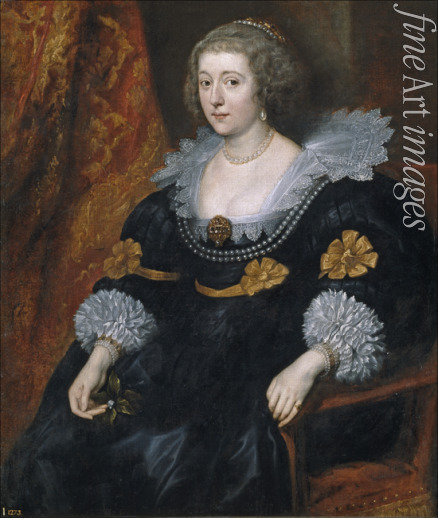 Dyck Sir Anthonis van - Porträt von Gräfin Amalie zu Solms-Braunfels (1602-1675)