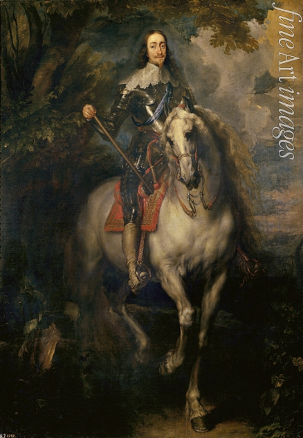Dyck Sir Anthony van - Equestrian Portrait of Charles I (Charles I on Horseback)