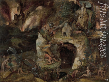 Bosch Hieronymus (Schule) - Inferno-Landschaft