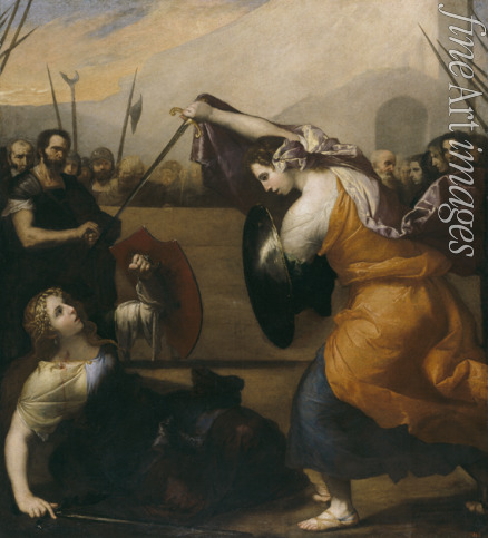 Ribera José de - Duel of women