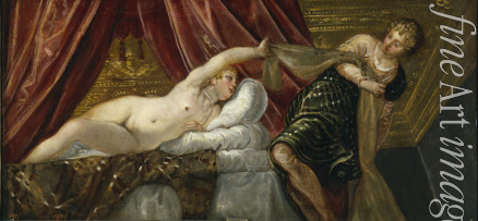 Tintoretto Jacopo - Josef und Potiphars Frau