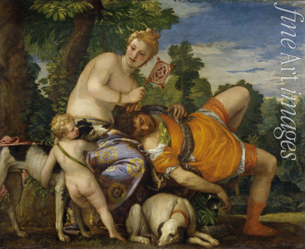 Veronese Paolo - Venus and Adonis