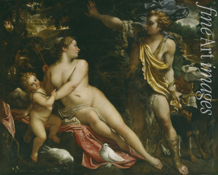 Carracci Annibale - Venus, Adonis und Cupido