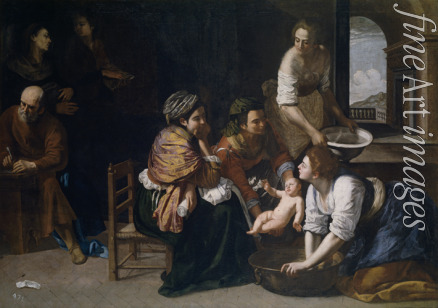 Gentileschi Artemisia - Die Geburt Johannes des Täufers
