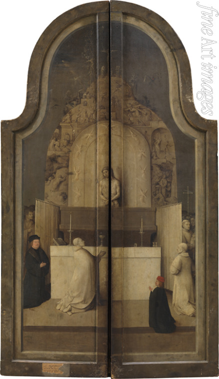 Bosch Hieronymus - Die Anbetung der Könige. (Triptychon, Rückseite)