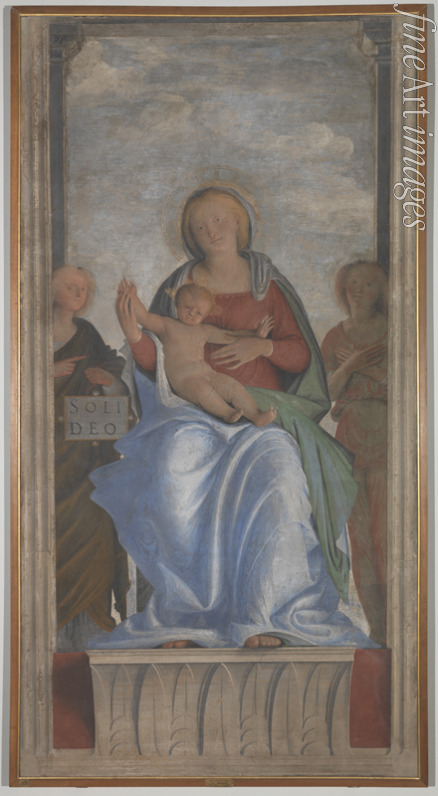 Bramantino - Maria mit dem Kind und zwei Engeln