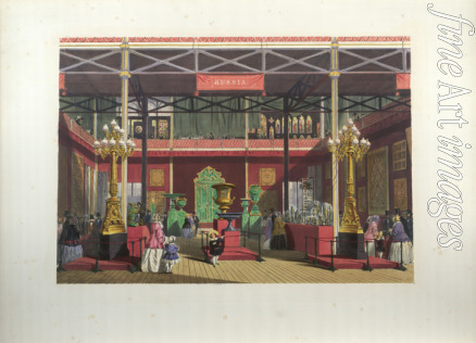 Nash Joseph - Innenansicht der Russischen Exposition während der Londoner Weltausstellung 1851