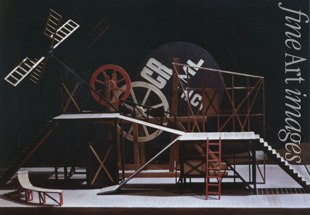 Popova Lyubov Sergeyevna - Stage design for the theatre play The Magnanimous Cuckold (Le Cocu Magnifique) by F. Crommelynck