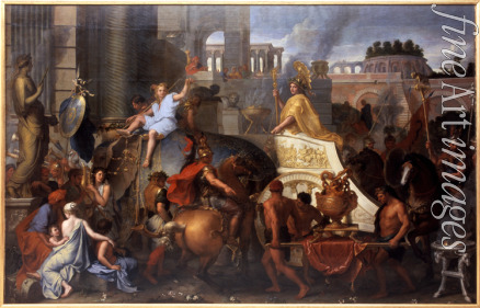Le Brun Charles - Alexander Entering Babylon (The Triumph of Alexander the Great)