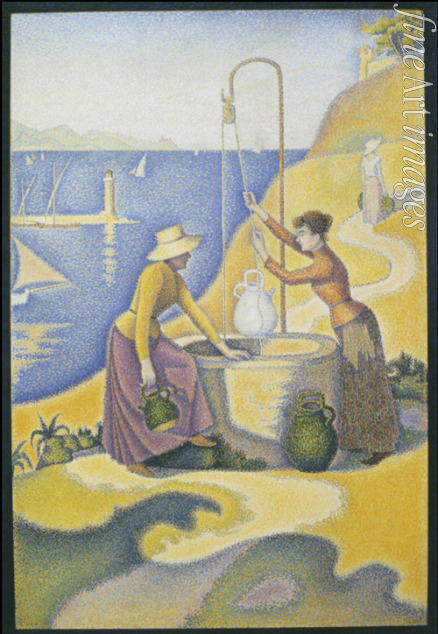 Signac Paul - Frauen am Brunnen (Femmes au puits)