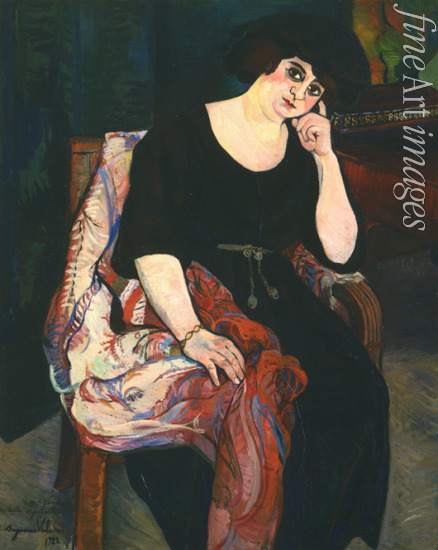 Valadon Suzanne - Porträt von Madame Zamaron