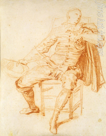 Watteau Jean Antoine - Schauspieler der Comédie italienne (Crispin)