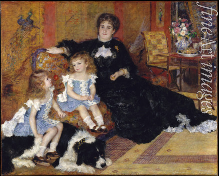 Renoir Pierre Auguste - Madame Georges Charpentier and Her Children, Georgette-Berthe and Paul-Émile-Charles