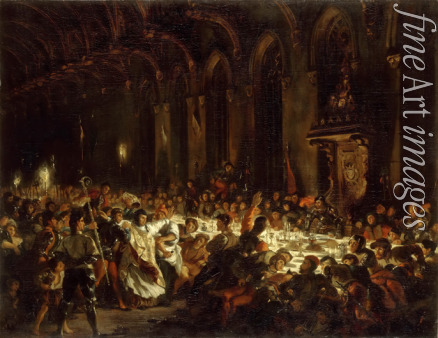 Delacroix Eugène - Die Ermordung des Fürstbischofs von Lüttich