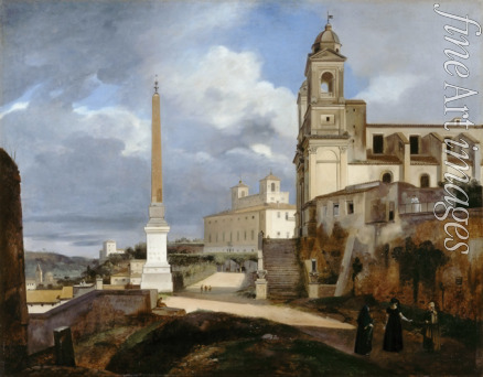 Granet François Marius - Santa Trinità dei Monti and Villa Medici in Rom