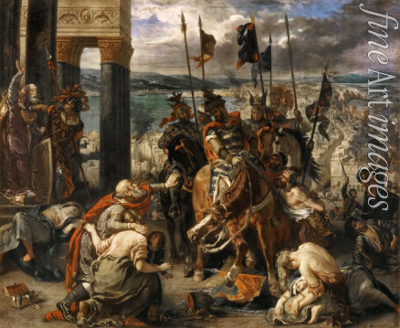 Delacroix Eugène - Die Einnahme von Konstantinopel durch die Kreuzritter