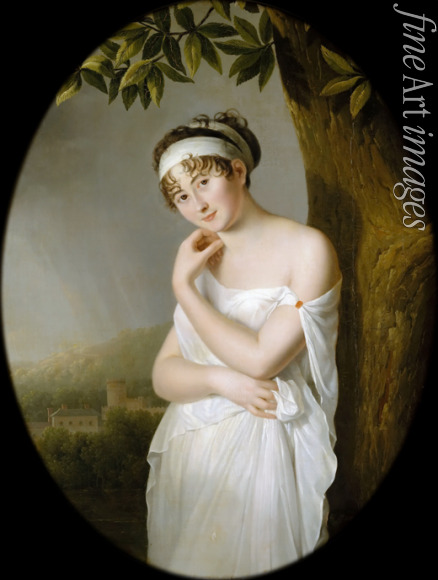 Morin Eulalie - Porträt von Madame Récamier, geb. Julie Bernard (1777-1849)