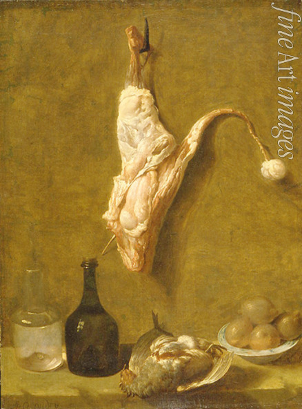 Oudry Jean-Baptiste - Still life with a leg of veal