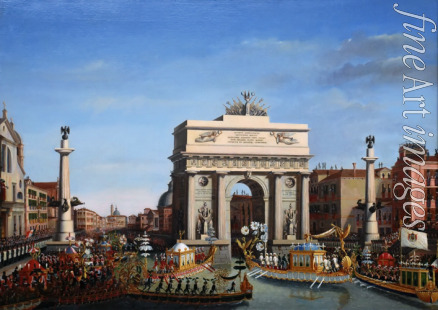 Borsato Giuseppe - The Entry of Napoleon into Venice on the 29th of November 1807