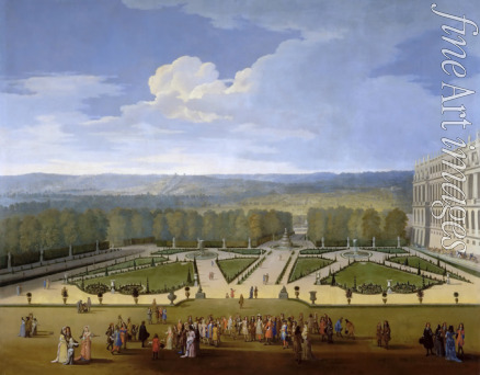 Allegrain Etienne - Rundgang Ludwigs XIV. im Garten des Schlosses Versailles