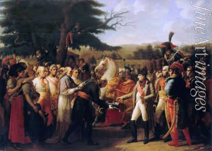 Girodet de Roucy Trioson Anne Louis - Kaiser Napoleon empfängt die Schlüssel von Wien im Schönbrunner Schloss