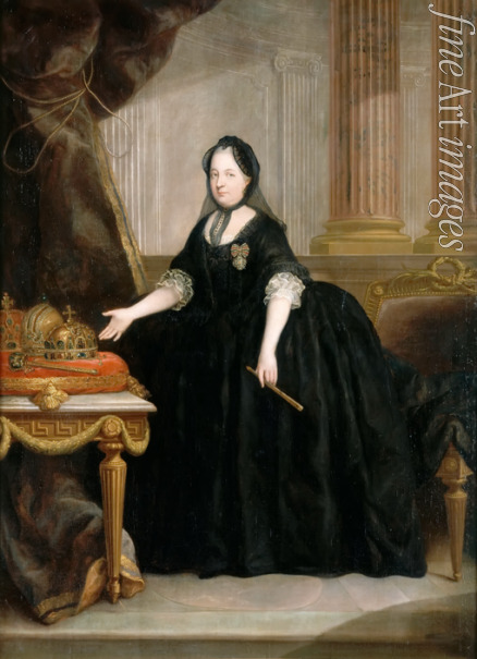 Maron Anton von - Porträt der Kaiserin Maria Theresia von Österreich (1717-1780)