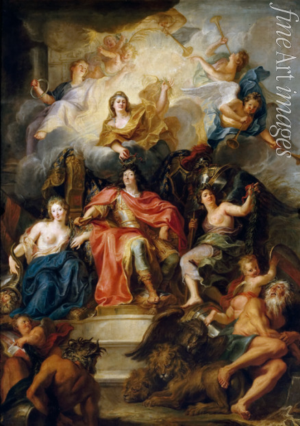 Coypel Antoine - The glorification of Louis XIV