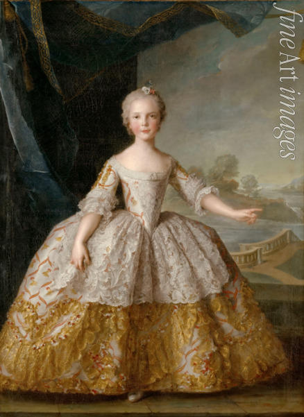 Nattier Jean-Marc - Prinzessin Isabella von Bourbon-Parma (1741-1763) als Kind