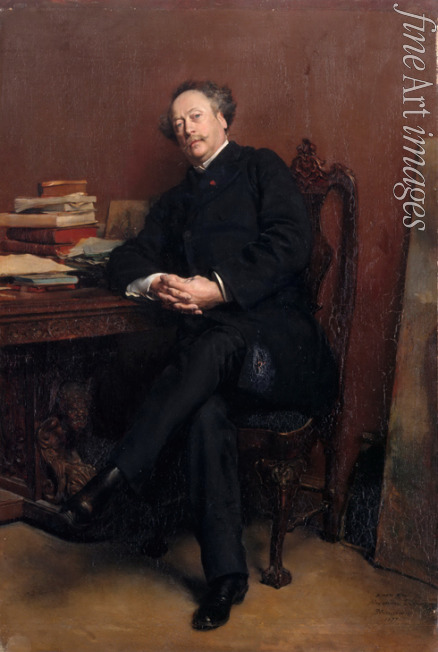 Meissonier Ernest Jean Louis - Alexandre Dumas, fils (1824-1895)
