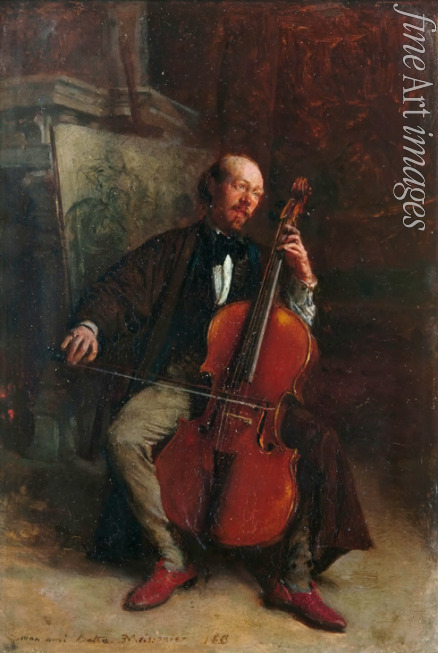 Meissonier Ernest Jean Louis - Porträt von Komponist Alexandre Batta (1816-1902)