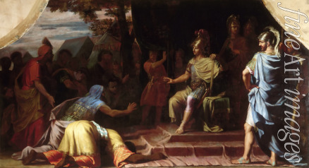 Champaigne Jean-Baptiste de - Alexander der Große erhält die Nachricht über die Selbstverbrennung des Gymnosophisten Kalanos
