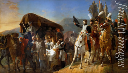 Debret Jean-Baptiste - Napoleon Pays Homage to the Courage of the Wounded